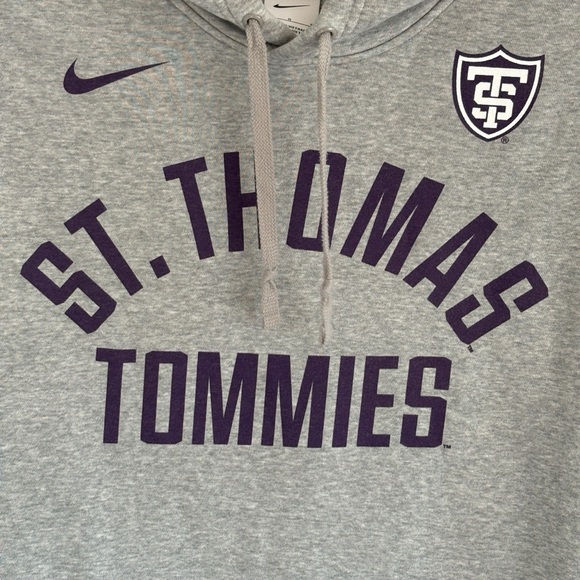 Nike St. Thomas MN St. Paul Sweatshirt Gray Size Large **Flaw - Picture 5 of 6